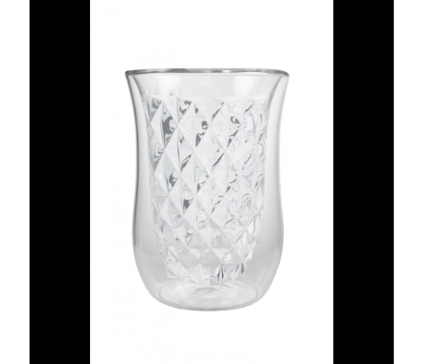 EZYSTYLE Szklanki termiczne Ezy Style "Diamond" 250ml do kawy 2 szt. - 1462707 - zdjęcie 4